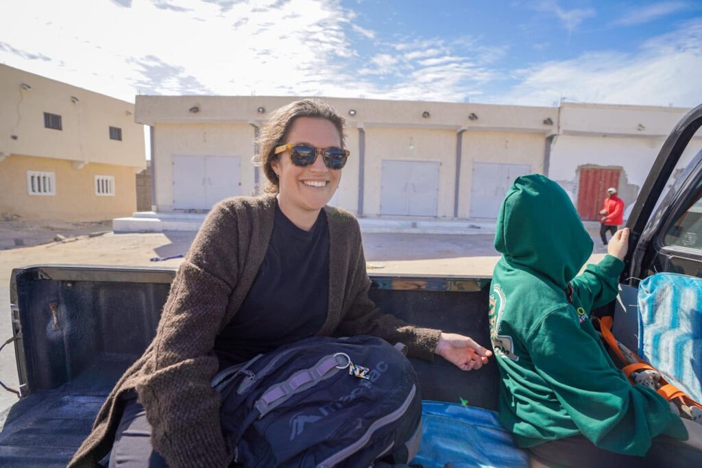 Exploring Nouadhibou in Mauritania. 